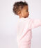 Baby-Sweatshirt aus Baumwolle mit Petit Bateau-Stickerei rosa JOLI