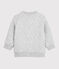 Baby-Cardigan aus Doppeljersey für Jungen grau BELUGA CHINE