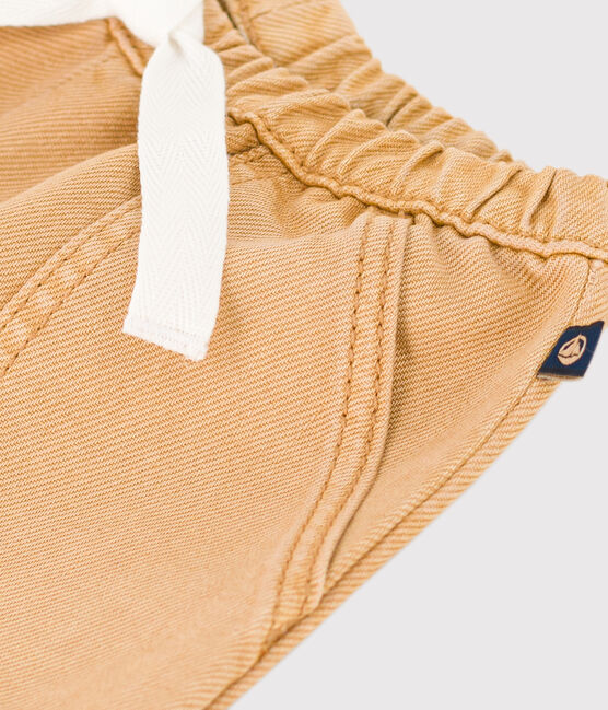 Baby-Hose aus farbigem Denim beige TOURONE