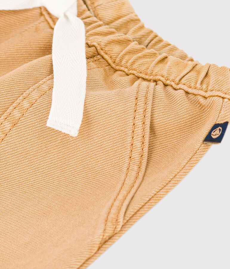 Baby-Hose aus farbigem Denim beige