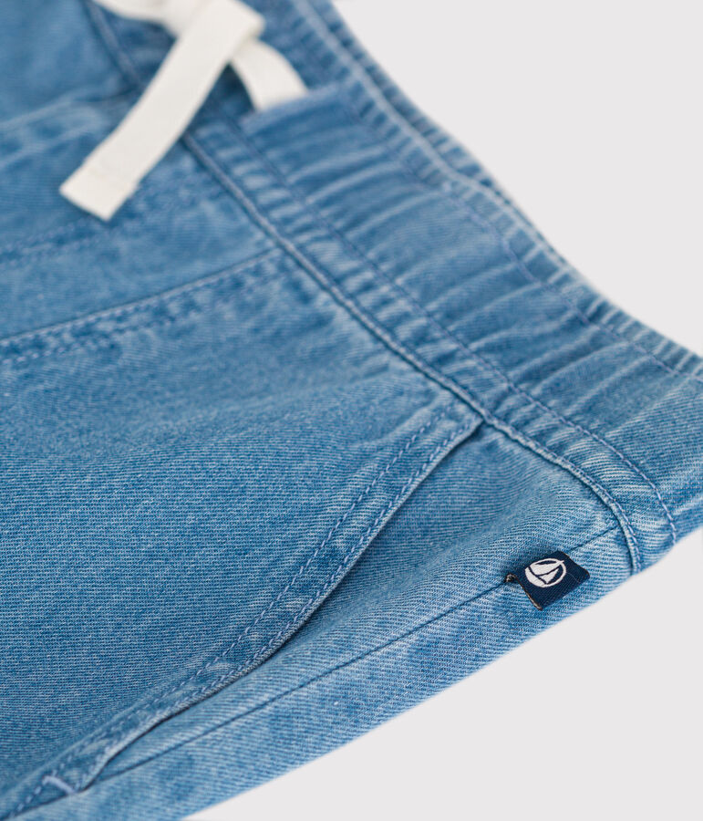 Gerade geschnittene Hose aus leichtem Denim Kinder/Jungen blau