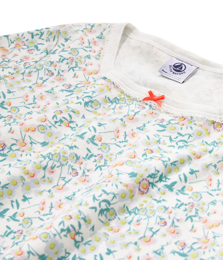 Duo aus Kurz-Pyjama und Pyjama f&uuml;r kleine M&auml;dchen variante 1