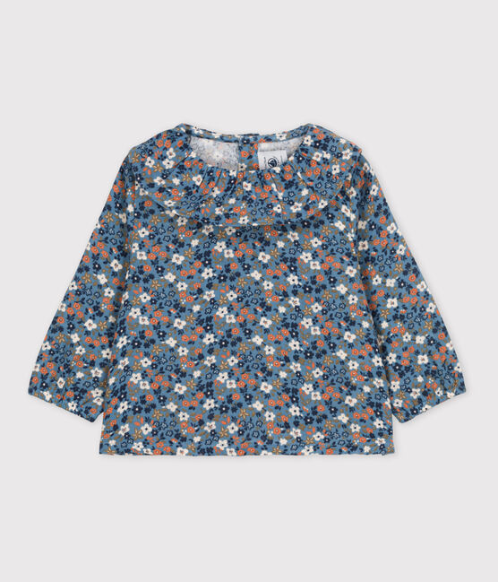 Langärmelige Babybluse aus Musselin-Stoff ROVER/ MULTICO