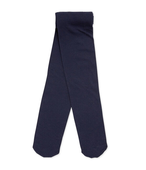 Mädchen-Strumpfhose aus Mikrofaser blau SMOKING