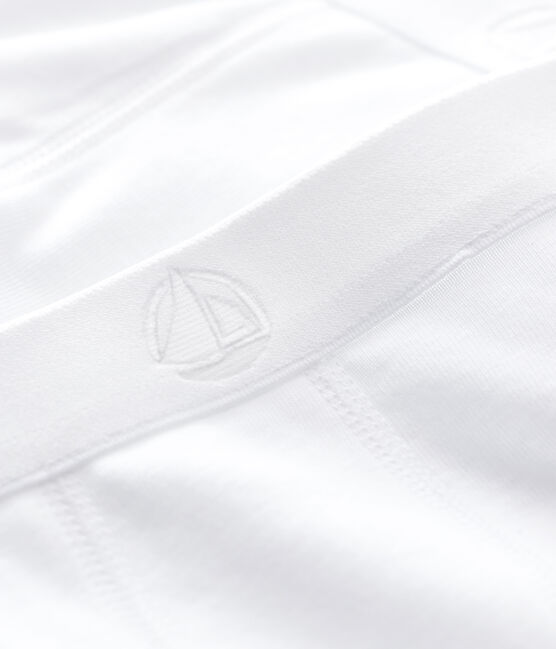 2er-Set weiße Boxershorts für Jungen variante 1