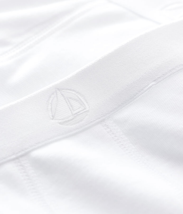 2er-Set wei&szlig;e Boxershorts f&uuml;r Jungen variante 1