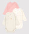 3er-Set Baby-Bodys aus Bio-Baumwolle variante 1