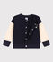 Baby College-Jacke aus Molton. blau SMOKING/ AVALANCHE