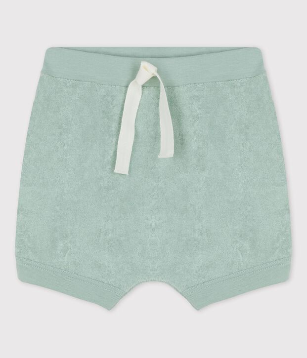 Baby-Shorts aus Frottee gr&uuml;n