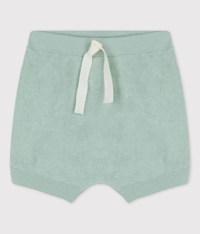 Baby-Shorts aus Frottee gr&uuml;n HERBIER