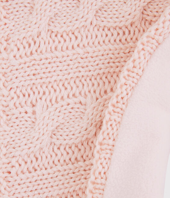 Kinder-Snood für Mädchen rosa MINOIS/ ARGENT