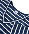 Ikonisches Damen-T-Shirt blau/weiss