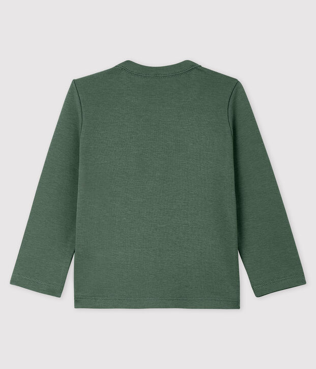 Lang&auml;rmeliges Baby-T-Shirt aus Baumwolle f&uuml;r Jungen gr&uuml;n