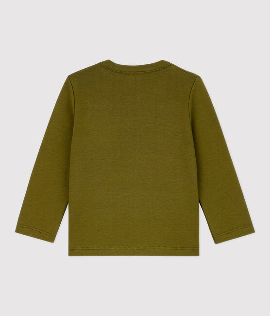 Baby-T-Shirt aus Baumwolle grün MILITARY
