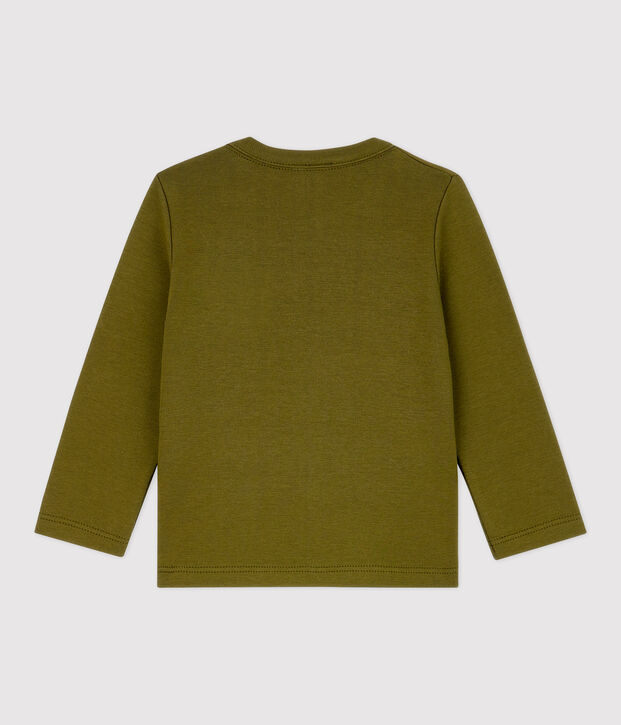 Baby-T-Shirt aus Baumwolle gr&uuml;n