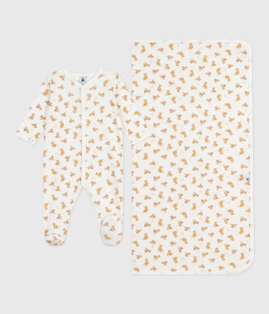 Baby-Geschenkset aus Baumwolle mit Leoparden-Motiv variante 1