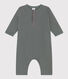 Langer Baby-Overall aus gestepptem Doppeljersey