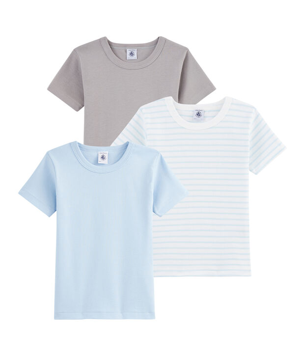 3er-Set T-Shirts f&uuml;r kleine Jungen vielfarbig