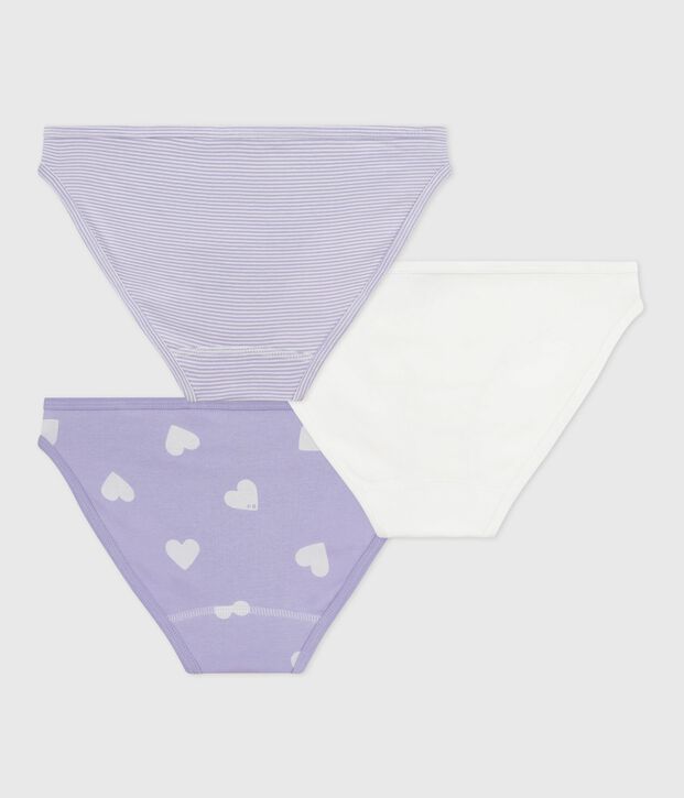 Set Damen-Slips aus Baumwolle vielfarbig