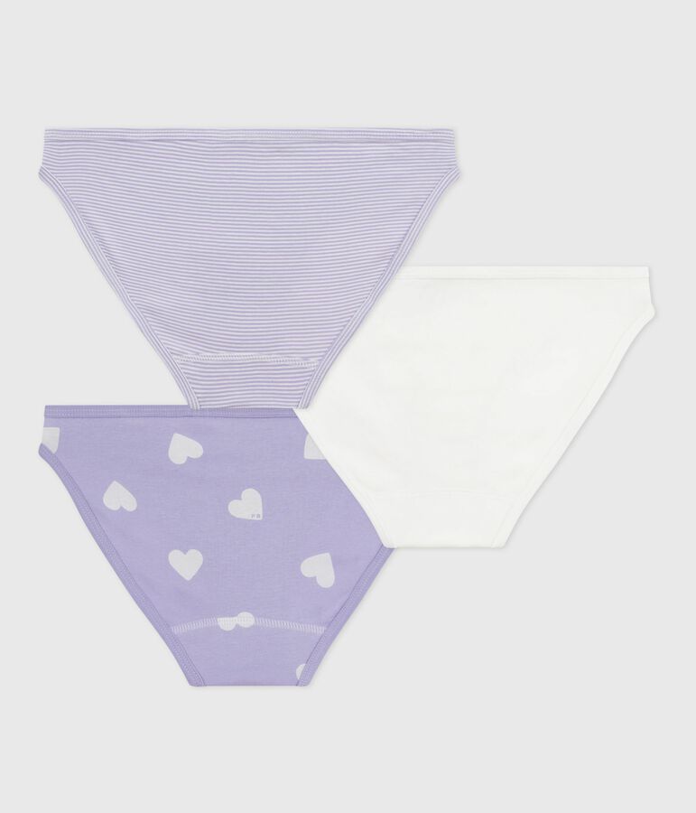 Set Damen-Slips aus Baumwolle vielfarbig