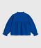 Langärmelige Kinder-Bluse aus einfarbigem Baumwoll-Twill OLYMPIC