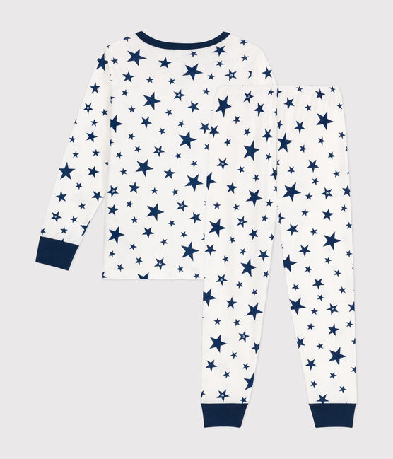 Pyjama aus Baumwolle mit Sternmotiv für Kinder blau MARSHMALLOW/ INCOGNITO