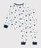 Pyjama aus Baumwolle mit Sternmotiv für Kinder blau MARSHMALLOW/ INCOGNITO