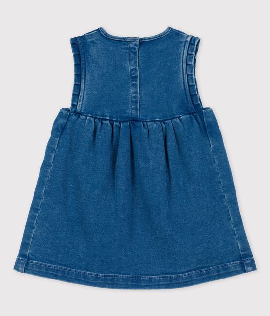 Babykleid aus umweltverträglichem Denim blau BLEU DELAVE