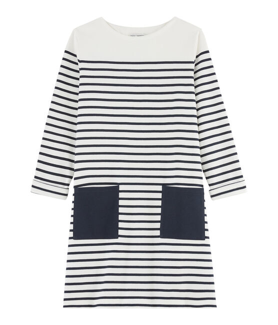 Streifenkleid Fur Damen Petit Bateau