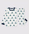 Kinderpyjama aus Baumwolle mit Rittermotiv für Jungen weiss MARSHMALLOW/weiss MULTICO