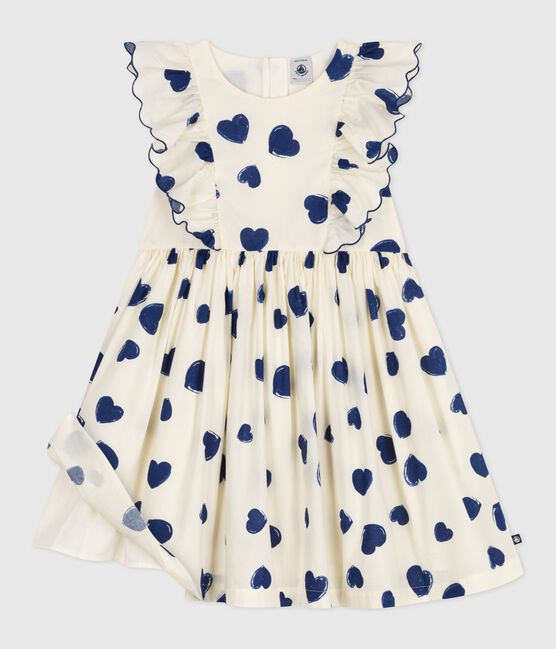 Ärmelloses Kinder-Kleid aus Baumwolle blau MILK/ SOIR