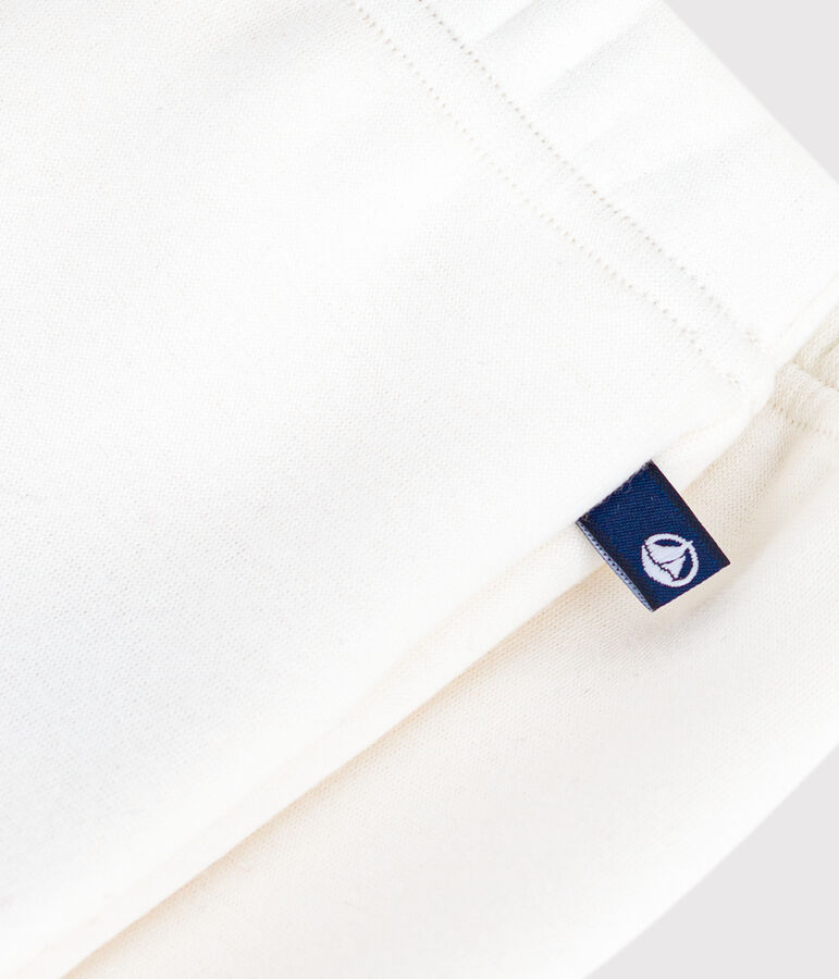 Baby-Hose aus einfarbiger Baumwolle naturfarben