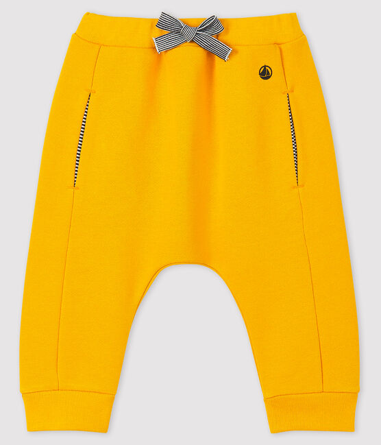 Fleece-Hose für Baby Jungen/Mädchen gelb BOUDOR