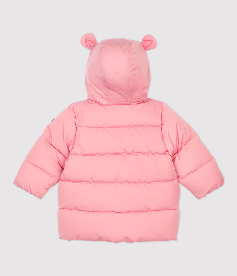 Baby-Anorak aus Polyester. rosa