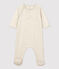 Baby-Strampler aus Bio-Baumwolle beige MONTELIMAR CHINE