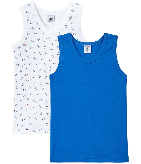 Jungen-Unterhemden im 2er-Set weiss LOT