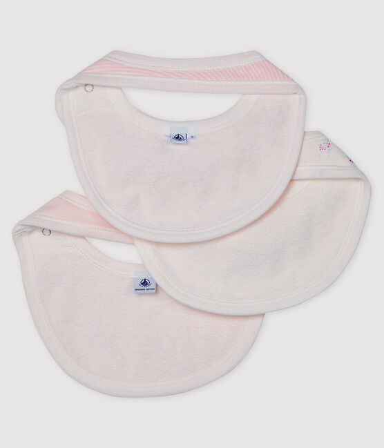3er-Set Baby-Lätzchen aus Rippstrick variante 1
