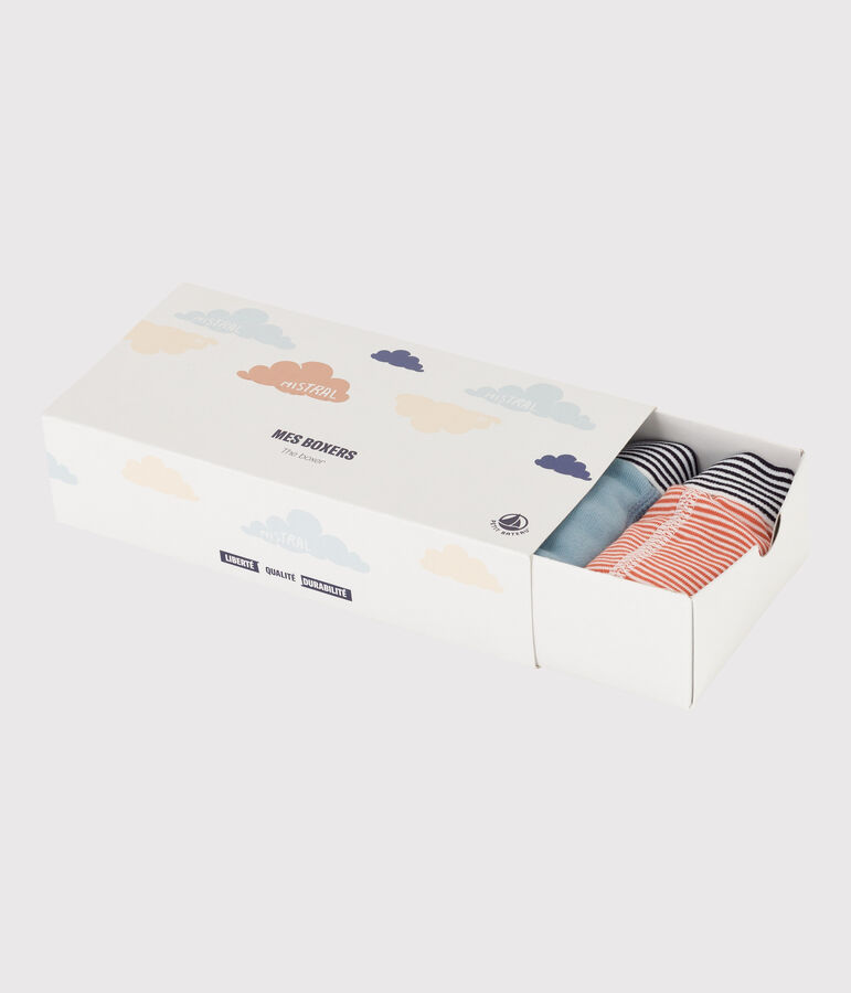 5er-Set Boxershorts aus Baumwolle mit Wolkenmotiv f&uuml;r Jungen vielfarbig