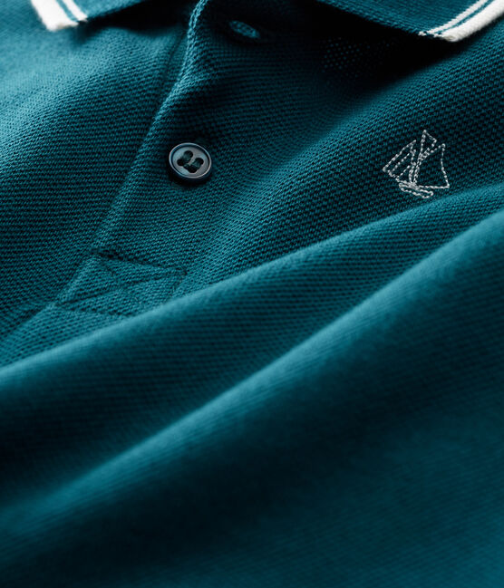 Baby-polo-kurzoverall jungen grün PINEDE