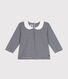 Baby-Bluse mit Kragen aus Baumwolle
