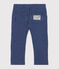 Gestreifte Strick-Babyhose für Jungen blau SMOKING/weiss MARSHMALLOW