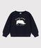 Kinder-Sweatshirt aus Molton für Jungen blau SMOKING