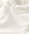 Baby-Body aus Bio-Baumwolle mit Kragen weiss MARSHMALLOW