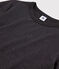 Damen-T-Shirt mit Rundhalsausschnitt schwarz NOIR/ ARGENT
