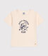 Kurzärmeliges Kinder-T-Shirt aus feinem Jersey für Jungen