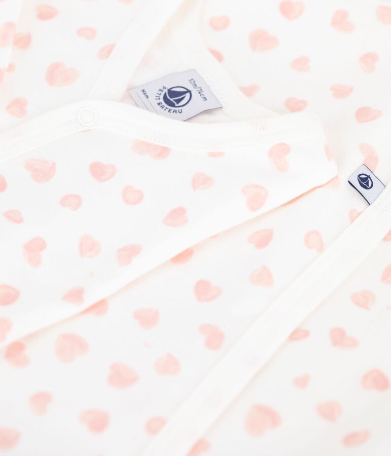 Baby-Geschenkset aus Nicki mit Blumenmotiv vielfarbig