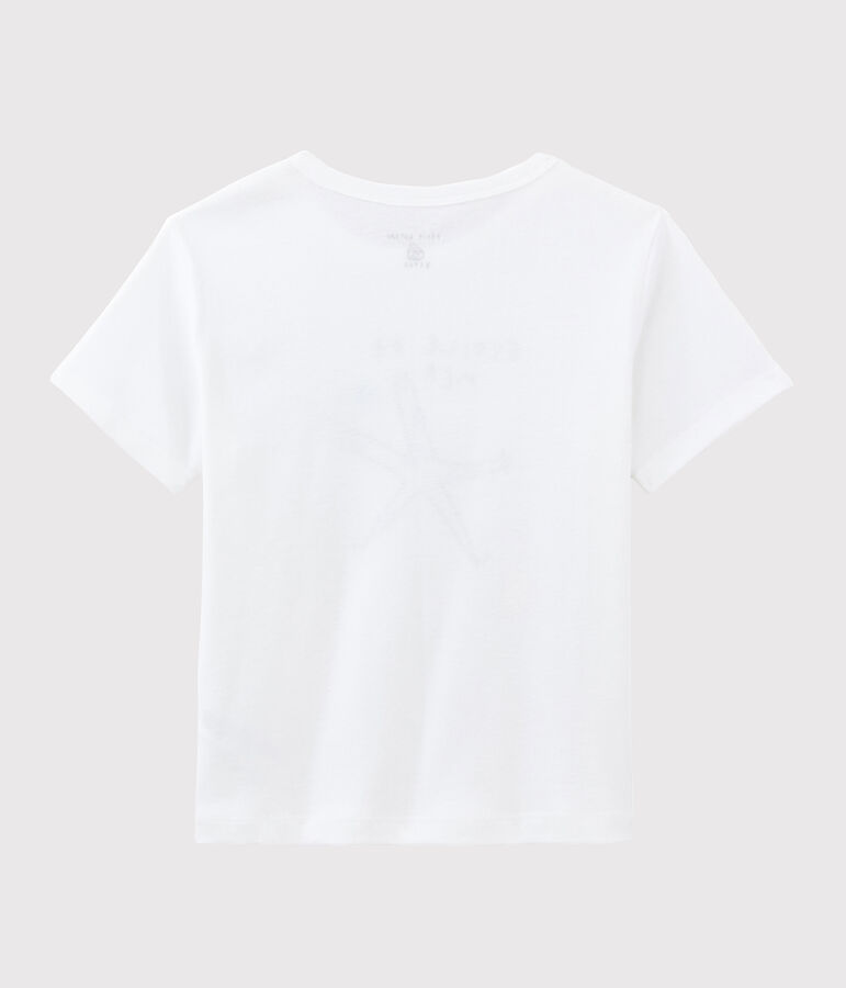 Serge Bloch T-Shirt f&uuml;r Kinder weiss
