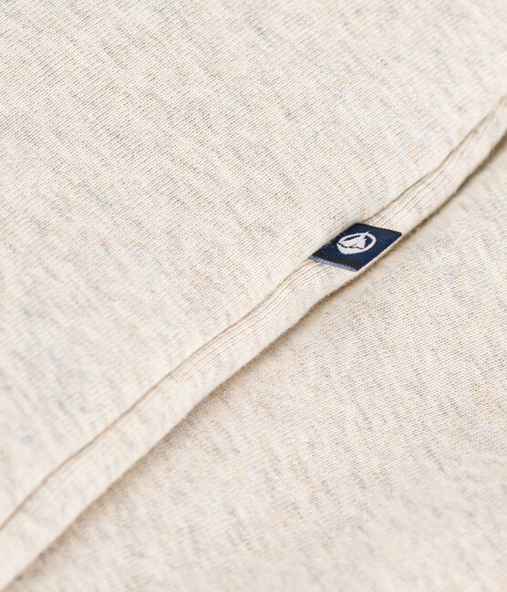 Langer, wattierter Baby-Overall mit Kapuze aus Baumwolle beige MONTELIMAR CHINE