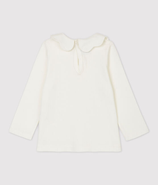 Baby-Bluse aus Baumwolle. weiss MARSHMALLOW