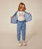 Langärmelige Bluse aus Denim für Mädchen blau DENIM CLAIR